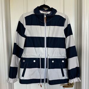 Tommy Hilfiger Women’s Striped Rain Jacket - Medium